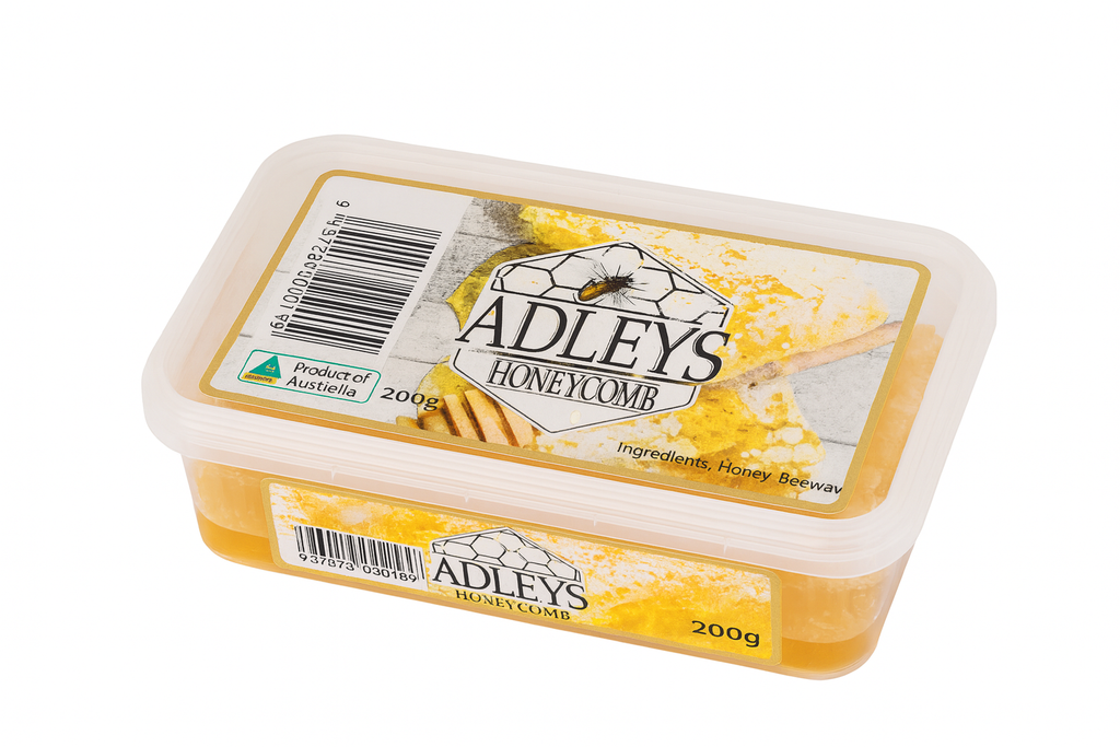 Adley's Honeycomb packaging on a white background
